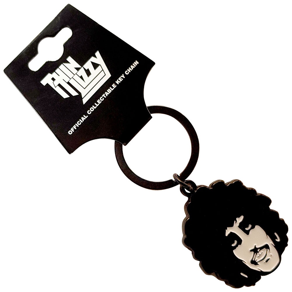 Thin Lizzy - Phil Portrait Keychain - Black